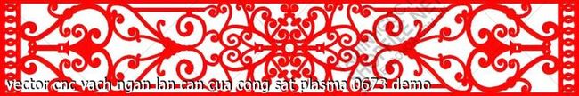 vector cnc vach ngan lan can cua cong sat plasma 0673